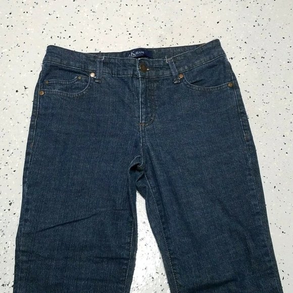 AK Anne Klein Women's Denim Capri Jeans ~ Sz 6 - Picture 2 of 5